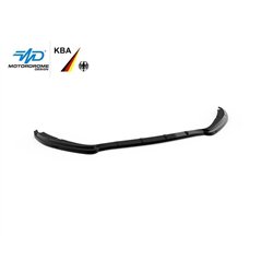Front splitter for Peugeot 208 Hatchback I A9 C 5D FL 2015-2019 Black ABS