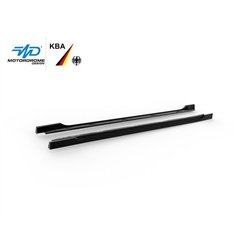 Side skirt extensions for Peugeot 208 Hatchback I A9 C 5D 2012-2019 ABS