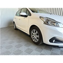 Side skirt extensions for Peugeot 208 Hatchback I A9 C 5D 2012-2019 ABS