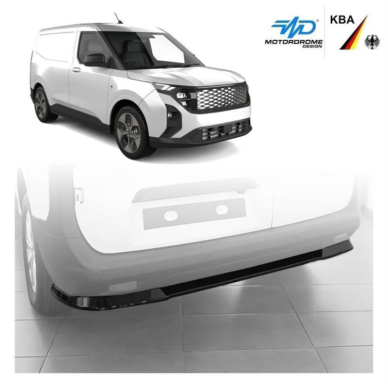 Rear bumper lip for Ford Transit Courier II (V769) 2023- | Black ABS