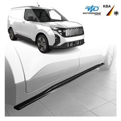 Side skirt extensions for Ford Tourneo Courier II (V769) 2023- | Black ABS