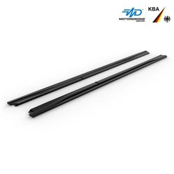 Side skirt extensions for Ford Tourneo Courier II (V769) 2023- | Black ABS