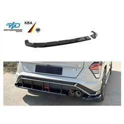 Rear bumper lip for Hyundai Kona II (SX2) N-Line 2023- | Black ABS