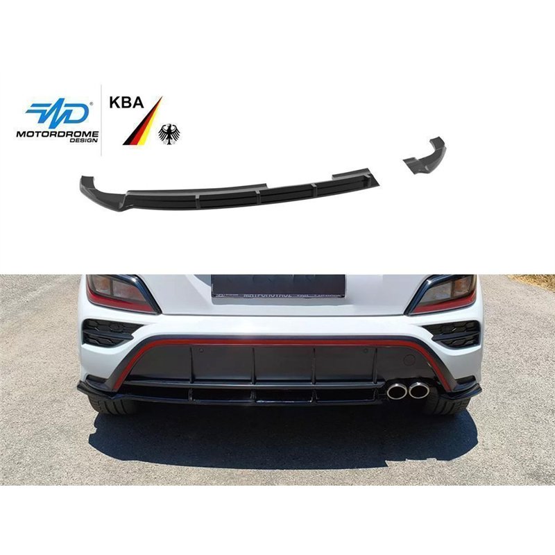 Dokładka tylnego zderzaka Hyundai Kona I N-Line FL 2021-2023 | ABS