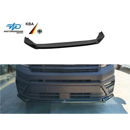 Front splitter for Volkswagen VW Crafter II (SY/SX/SZ) 2017- | Black ABS