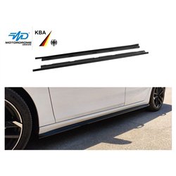 Side skirt extensions for Opel Astra Hatchback L C02 5D 2022- Black ABS