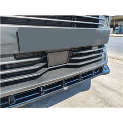 Front splitter for Peugeot e-Expert I (V) FL 2024- | Black ABS