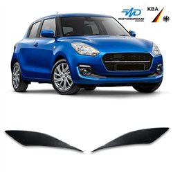Nakładki nad przednie reflektory Suzuki Swift Hatchback VI AZ 5D 2017-20