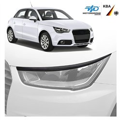 Nakładki nad przednie reflektory Audi A1 Hatchback I 8X 3D 2010-2018 ABS