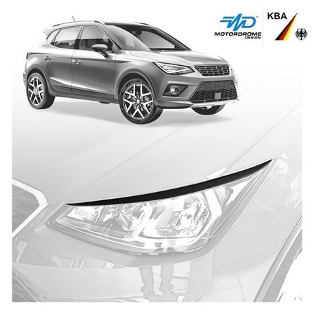 Nakładki nad przednie reflektory do SEAT Arona I (KJ) 2017- | ABS