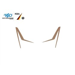 Front bumper styling trims for Nissan Qashqai III J12 PRE-FL 2021-2024 Poly