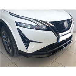 Front bumper styling trims for Nissan Qashqai III J12 PRE-FL 2021-2024 Poly