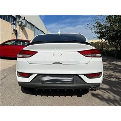 Rear tailgate spoiler cover for Hyundai i30 Fastback Liftback III PDE 2017-
