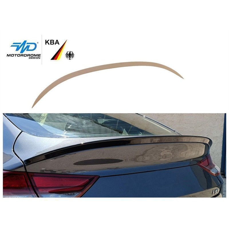 Rear tailgate wing / spoiler for Hyundai i30 Fastback Liftback III PDE 2017