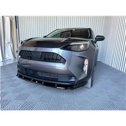Front splitter for Toyota Yaris Cross I (XP210 | XPB1F) 2021- Black ABS