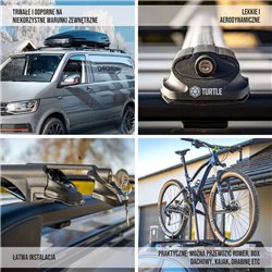 Roof rack for Volkswagen VW Transporter (T6.1) 2019-2023 AIR-1 Aluminum Pl