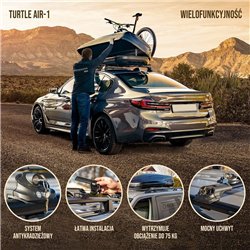 Roof rack for Skoda Karoq I (NU) 2017- | AIR-1 Silver Aluminum Plastic