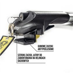 Bagażnik dachowy Audi A6 Kombi III (C6 4F) Allroad 2006-2011 Alumi