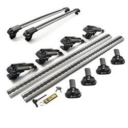 Roof rack for Nissan Navara III (D23 D231 EU) PRE-FL 2016-2022 AIR-1 Alumi