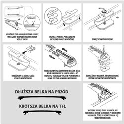 Bagażnik dachowy do Jeep Grand Cherokee IV 2010-2021 Aluminium