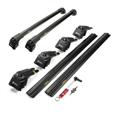 Roof rack for BMW 3 Series Touring Station Wagon (F31) 2012-2019 AIR-2 Alu