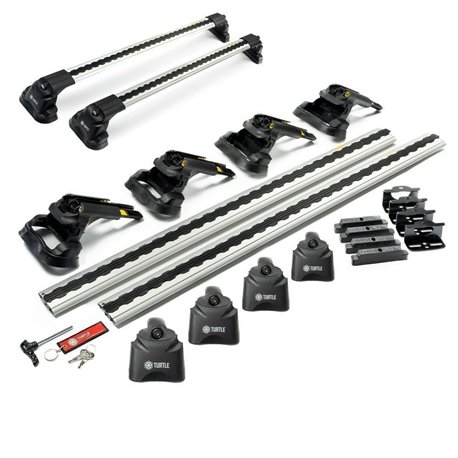 Roof rack for Volkswagen VW Amarok I (2H) PRE-FL 2010-2016 AIR-3 Aluminum