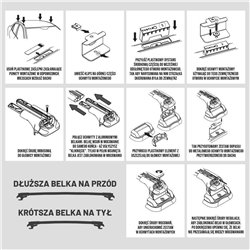 Bagażnik dachowy do Peugeot Expert III 2016- | Aluminium plastik