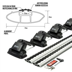 Bagażnik dachowy do Mazda CX-3 I 2015-2022 Aluminium plastik