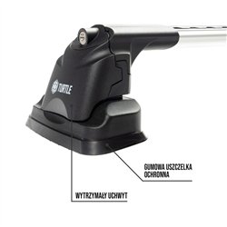 Roof rack for Mazda CX-5 I (GH KE) 2012-2015 AIR-3 Silver Aluminum Plastic