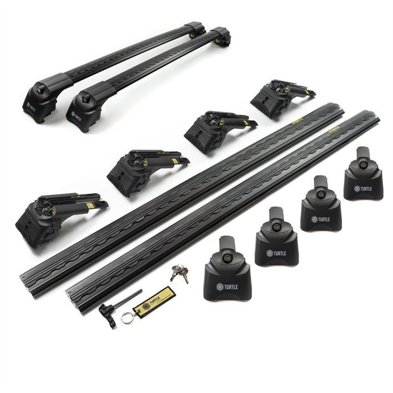 Roof rack for Chery Tiggo 7 II (T1E) Pro 2022- AIR-2 Black Aluminum Plastic