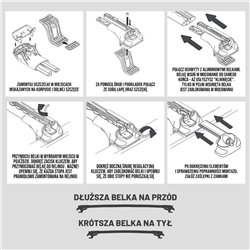 Bagażnik dachowy do Nissan NP300 2015-2020 | Aluminium plastik