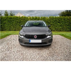 Grille trims under front lights for Fiat Egea Hatchback I 356 2016- steel