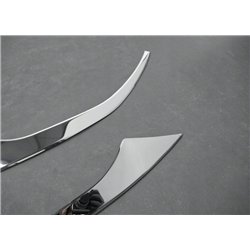 Grille trims under front lights for Fiat Egea Sedan I 356 2016- steel