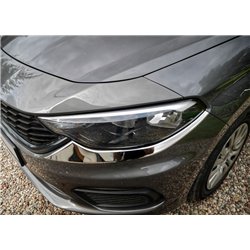Grille trims under front lights for Fiat Tipo Hatchback II 356 5D 2016- st