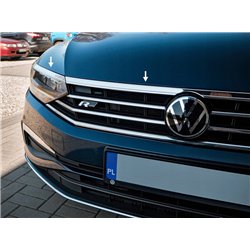 Grille trims under front lights for Volkswagen VW Passat Sedan VIII B8 3G 4