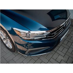 Grille trims under front lights for Volkswagen VW Passat Sedan VIII B8 3G 4