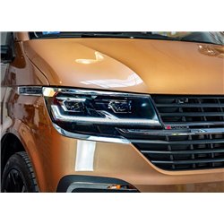 Grille trims under front lights for Volkswagen VW Transporter T6.1 2019-202