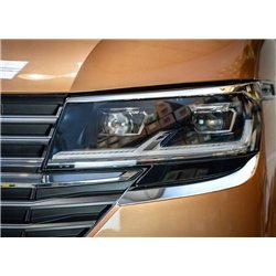 Grille trims under front lights for Volkswagen VW Transporter T6.1 2019-202