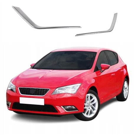 Halogen light frames trims for SEAT Leon SC Hatchback III 5F 3D PRE-FL 2013