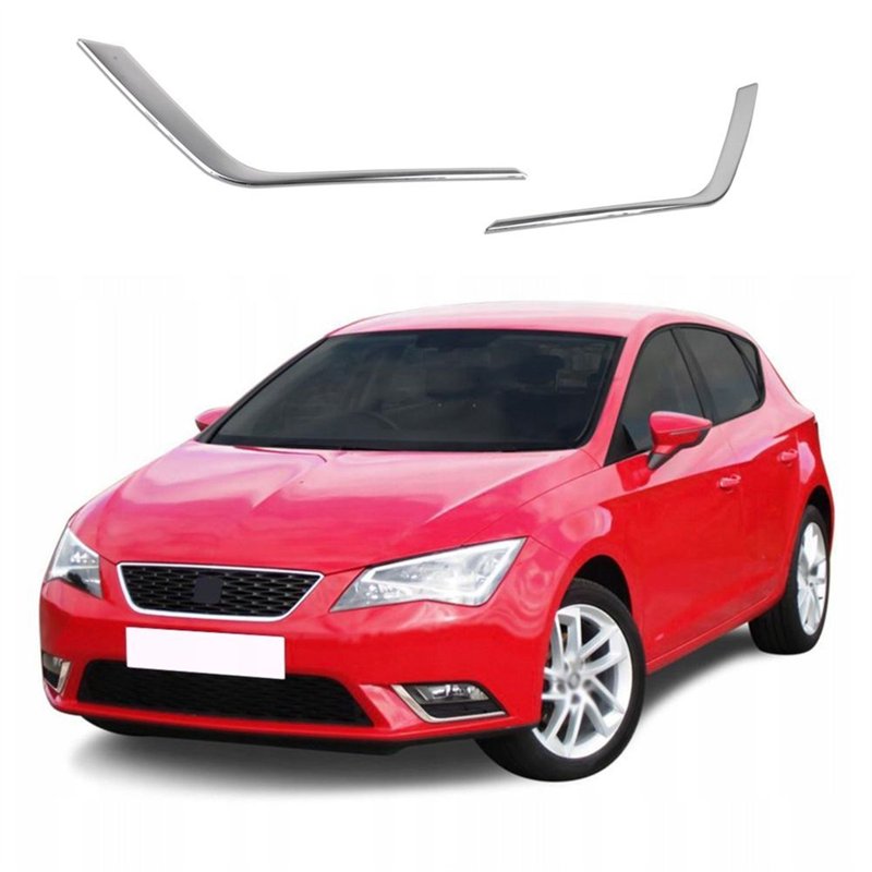 Halogen light frames trims for SEAT Leon SC Hatchback III 5F 3D PRE-FL 2013