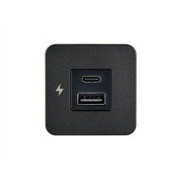 Gniazdo zasilania do montażu wewnętrznego USB-A / USB-C