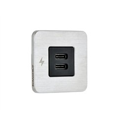Gniazdo zasilania do montażu wewnętrznego 2X USB-C