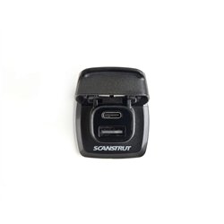 Gniazdo zasilania USB-A / USB-C z klapką ochronną