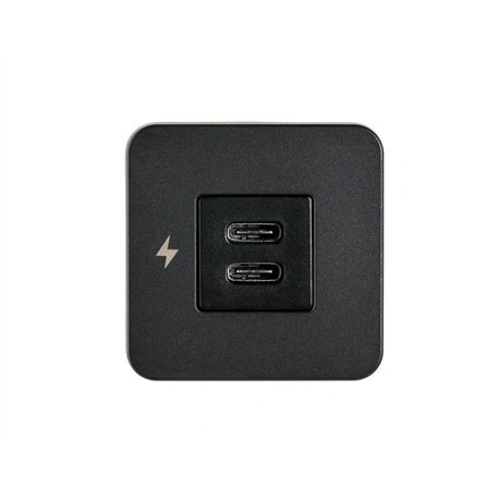 Gniazdo zasilania do montażu wewnętrznego 2X USB-C