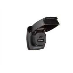 Gniazdo zasilania USB-A / USB-C z klapką ochronną