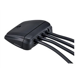 Wieloprzewodowy przepust kablowy wodoszczelny w orientacji poziomej