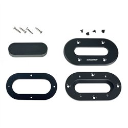 Płaski wieloprzewodowy przepust kablowy wodoszczelny