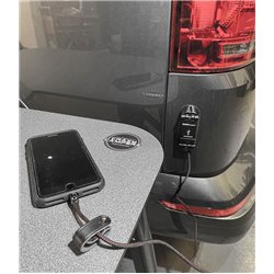 Gniazdo zasilania do zastosowań wewnętrznych 2X USB-A