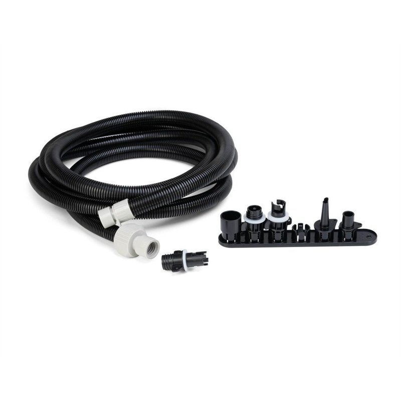 Przedłużający wąż do pompki z zestawem końcówek, 3,6 m