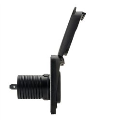 Gniazdo zasilania 12V z klapką ochronną